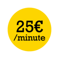 25€/minute